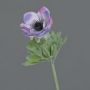 Artificial anemone FILIZ, light purple, 12"/30cm, Ø2.8"/7cm