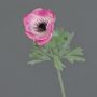 Artificial anemone FILIZ, pink, 12"/30cm, Ø2.8"/7cm