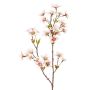 Decorative Apple blossom spray SADAKA, white-pink, 33"/85cm, Ø1.6"/4cm