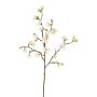 Decorative Apple blossom spray SADAKA, cream, 28"/70cm, Ø1.2"-1.6"/3-4cm