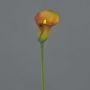 Artificial calla CHIDORA, orange-yellow, 22"/55cm, 2"x2.4"/5x6cm