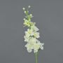 Fake delphinium RASMINE, white-yellow, 24"/60cm, Ø2"-2.8"/5-7cm