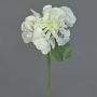 Artificial hydrangea CHIDORI, white-green, 12"/30cm, Ø5.1"/13cm