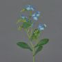 Fake forget-me-not ESTHER, light blue, 14"/35cm, Ø0.8"/2cm