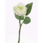 Fake rose GABI, cream-green, 12"/30cm, Ø2.4"/6cm