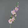 Fake hollyhock ILJANA, purple-white, 33"/85cm, Ø1.2"-3.1"/3-8cm