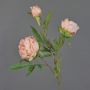Artificial peony MANJA, light pink, 28"/70cm, Ø3.1"-4"/8-10cm