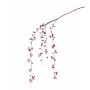 Fake Snowberry spray ATOS, with berries, red, 4ft/120cm