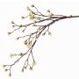 Silk Maple branch STEFFEN, with flowers, green-yellow, 4ft/110cm