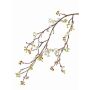 Silk Maple branch TABIO, with flowers, white-green, 3ft/95cm