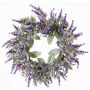 Artificial lavender wreath LODOS, violet, Ø12"/30cm