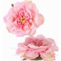 Fake rose blossom SASKIA, floating, pink, 2"/5cm, Ø5.9"/15cm