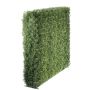 Artificial Yew hedge FANNO, metal frame, crossdoor, 3ftx31"/100x80cm