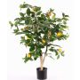 Artificial Orange tree TERUKI, natural stem, fruits, 33"/85cm