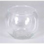 Mini fish bowl vase TOBI OCEAN, clear, 3.3"/8,5cm, Ø4.3"/11cm
