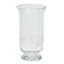 Candle holder made of glass LEA OCEAN, clear, 16"/40cm, Ø9"/22cm