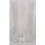 Glass vase AMNA OCEAN, conical, clear, 10"/25cm, Ø5.5"/14cm