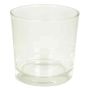 Tealight holder XXL BRIAN, glass, clear, 4.9"/12,5cm, Ø5"/13cm