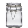 Jam jar POPPY with swing top, clear, 3.5"/9cm, Ø2.6"/6,5cm