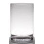 Glass vase with bubbles SANUA, cylinder, clear, 12"/30cm, Ø7.5"/19cm