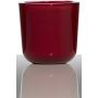 Candle glass for tea lights NICK, red, 3"/7,5cm, Ø3"/7,5cm