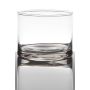 Large glass for tea lights SANYA EARTH, clear, 2.8"/7cm, Ø3.5"/9cm