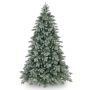 Fake Christmas tree PARIS SPEED, frosted, blue, 8ft/230cm, Ø5ft/160cm