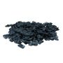 Fake rose petals MEGGIE, 500 pieces, black, 1.6"x1.6"/4x4cm