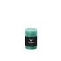 Block candle for AURORA lantern, mint green, 9cm, Ø5.8cm, 30h – Made in Germany