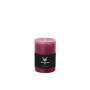 Block candle for AURORA lantern, magenta, 14cm, Ø10cm, 100h – Made in Germany