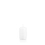 Lantern candle MAEVA, pillar, white, 3.1"/8cm, Ø1.6"/4cm, 12h - Made in Germany