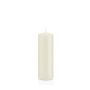 Lantern candle MAEVA, pillar, ivory, 6"/15cm, Ø2"/5cm, 37h - Made in Germany