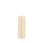 Lantern candle MAEVA, pillar, cream, 6"/15cm, Ø2"/5cm, 37h - Made in Germany