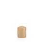 Lantern candle MAEVA, pillar, light brown, 3.1"/8cm, Ø2.4"/6cm, 29h - Made in Germany