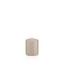 Lantern candle MAEVA, pillar, beige, 3.1"/8cm, Ø2.4"/6cm, 29h - Made in Germany