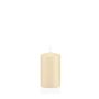 Lantern candle MAEVA, pillar, cream, 4"/10cm, Ø2.4"/6cm, 33h - Made in Germany
