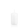 Lantern candle MAEVA, pillar, white, 4.7"/12cm, Ø2.4"/6cm, 40h - Made in Germany