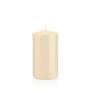 Lantern candle MAEVA, pillar, cream, 6"/15cm, Ø3.1"/8cm, 69h - Made in Germany