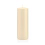 Lantern candle MAEVA, pillar, cream, 8"/20cm, Ø2.8"/7cm, 103h - Made in Germany