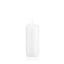 Lantern candle MAEVA, pillar, white, 7.3"/18,5cm, Ø2.4"/6cm, 61h - Made in Germany