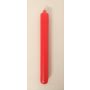 Table candle CHARLOTTE, red, 7.3"/18,5cm, Ø0.8"/2,1cm, 6,5h - Made in Germany