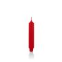 Tapered candle ARIETTA, red, 6.5"/16,4cm, Ø1.1"/2,8cm, 6h - Made in Germany