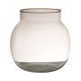 Vase for flowers GANJA, glass, recycled, clear, 29cm, Ø29cm