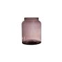 Decorative vase MARTITA made of glass, recycled, violet-clear, 25cm, Ø19cm