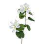 Decorative Bauhinia branch DRELMO, white, 33"/85cm