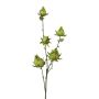 Decorative hibiscus bud branch VELHIN, green, 24"/60cm