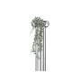 Artificial ivy plant JOHANNES on stick, green-white, 39"/100cm