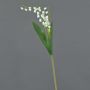 Artificial lily of the valley SORAYA, white, 14"/35cm, Ø0.4"/1cm