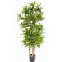 Artificial dracaena reflexa JEMIMA, natural trunks, green, 4ft/120cm