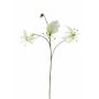 Fake gloriosa TIANA, white-green, 31"/80cm, Ø3.1"-6"/8-15cm